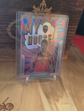 2021-22 Donruss Optic Evan Mobley My House Rookie Card Prizm Cavaliers